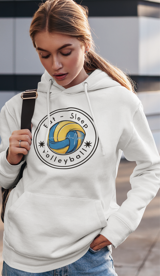Eat Sleep Volleyball Hoodie