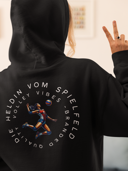 Heldin vom Spielfeld Hoodie bunt