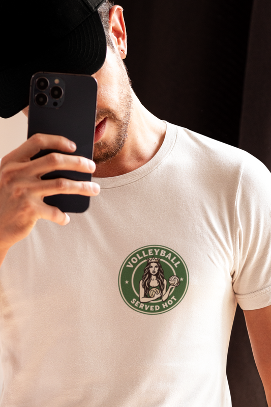 VOLLEYBALL SERVED HOT small logo Shirt