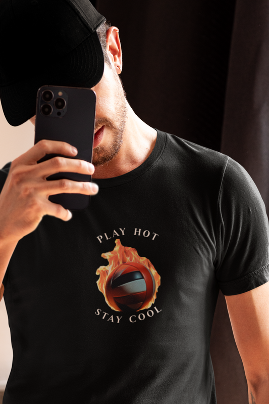 PLAY HOT STAY COOL small logo Shirt