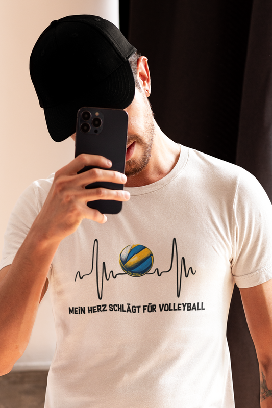 Mein Herz schlägt für Volleyball Shirt