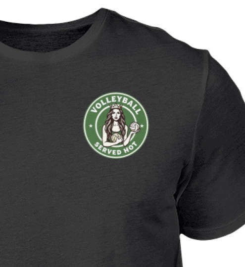 VOLLEYBALL SERVED HOT small logo Shirt
