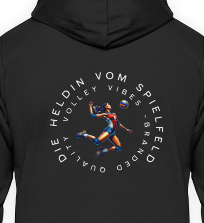 Heldin vom Spielfeld Hoodie bunt