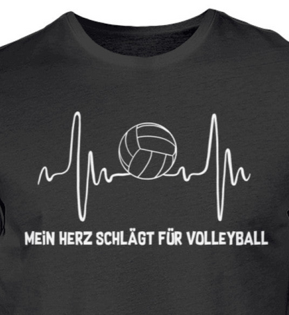 Volleyball im Herzen Shirt