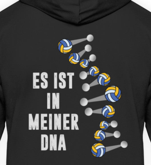 Volleyball DNA Backprint Hoodie