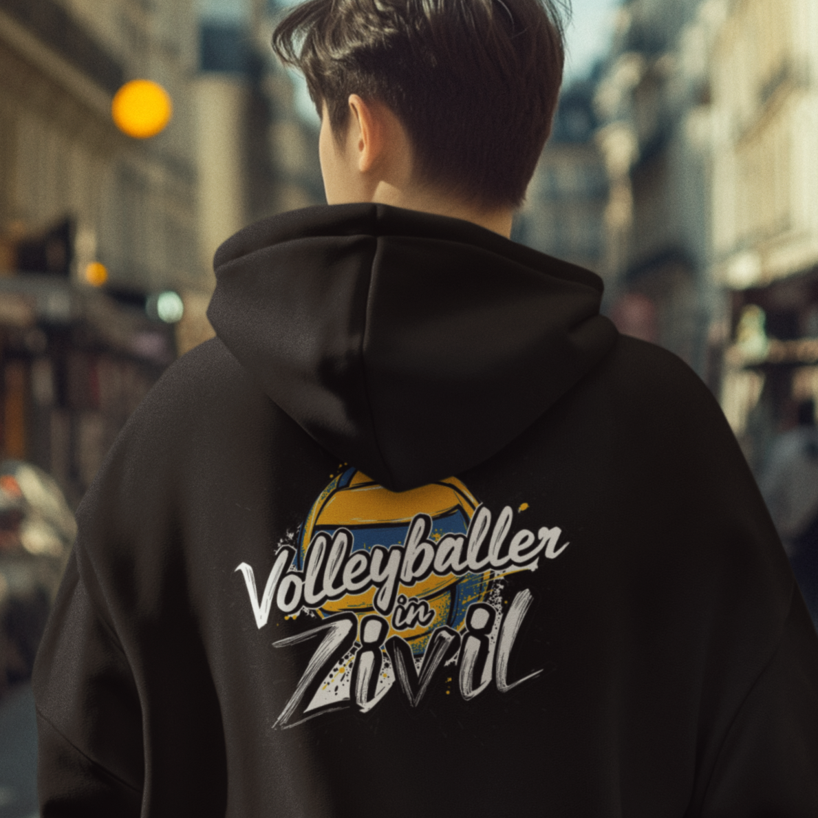 Volleyballer in Zivil  Hoodie