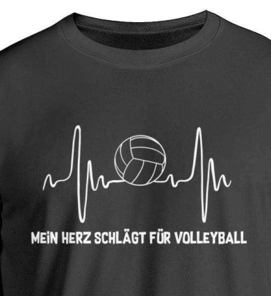 Volleyball im Herzen Sweater