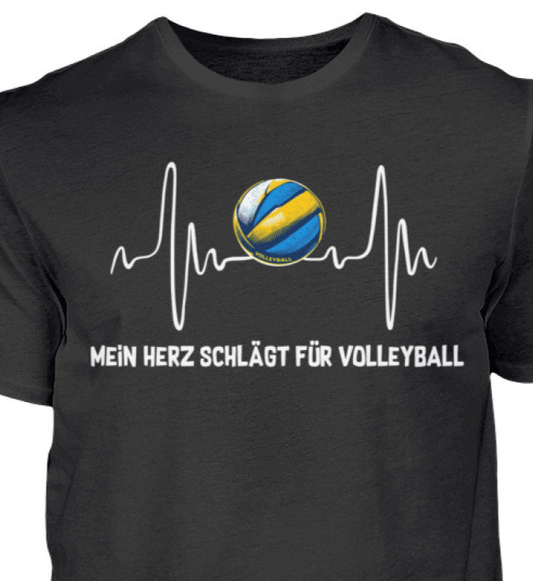 Mein Herz schlägt für Volleyball Shirt