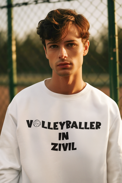 Volleyballer in Zivil Sweater